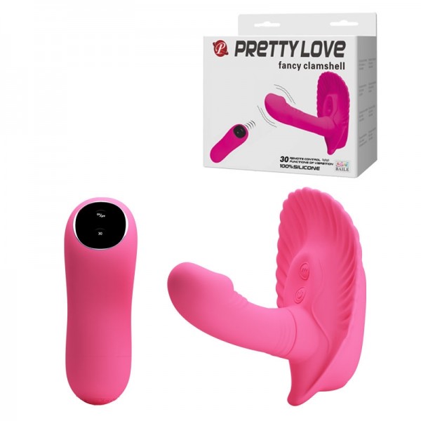 Стимулятор клитора с отростком "Pretty Love" на дистанционном управлении