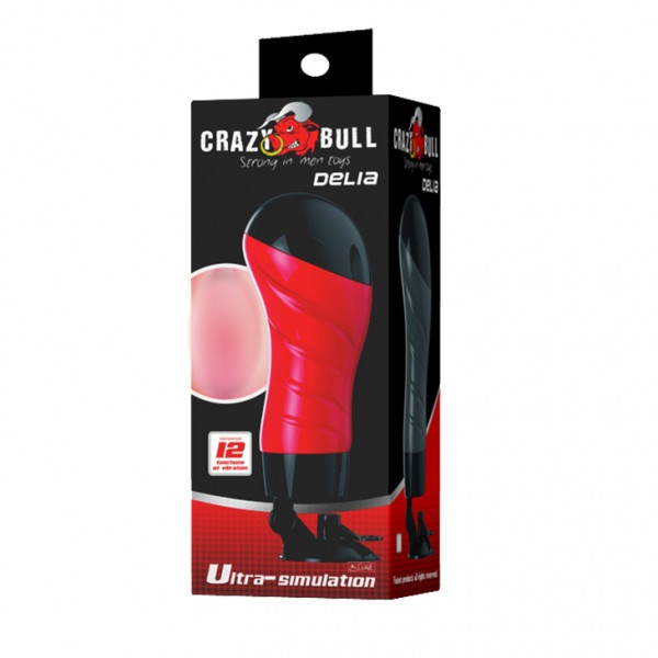Мастурбатор "Crazy Bull Delia" реалистичный анус в тубусе