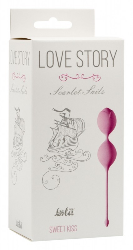 Вагинальные шарики "Love Story" розовые, мини