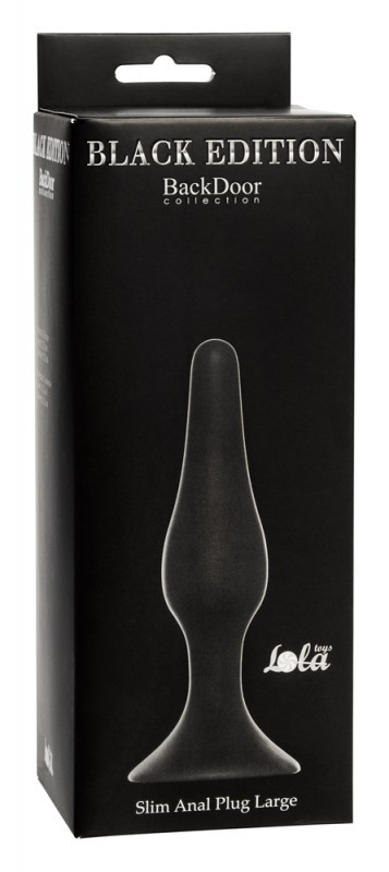 Пробка "Black Edition Large" на присоске, черная