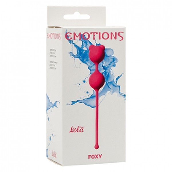 Вагинальные шарики "Emotions" двойные, розовые