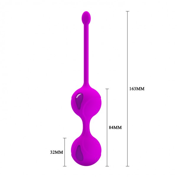 Вагинальные шарики "Pretty Love Kegel Tighten Up II" фиолетовые