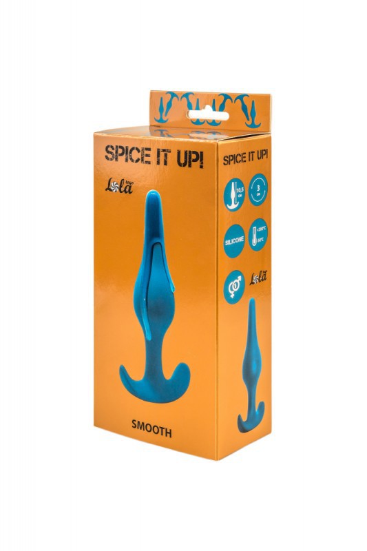 Пробка с удобным ограничителем "Spice It Up Smooth" синяя