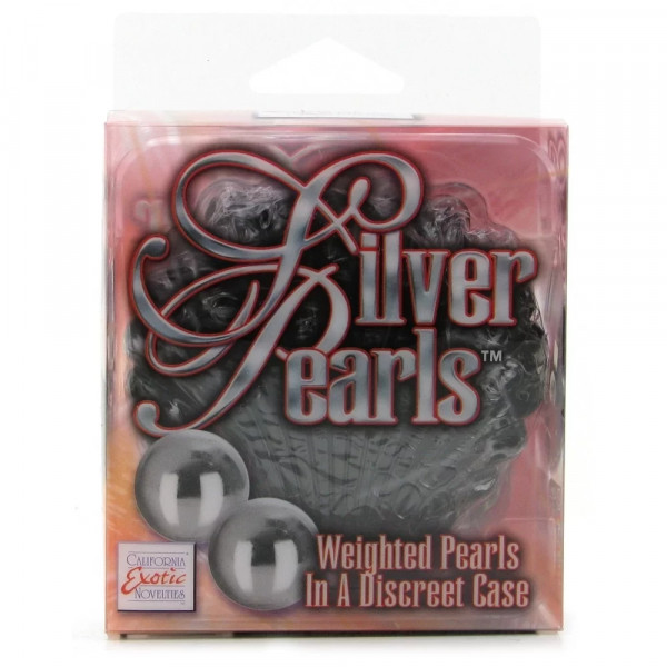 Вагинальные шарики в ракушке "Silver Pearls" металл