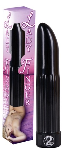 Мини вибратор "Lady Finger" черный