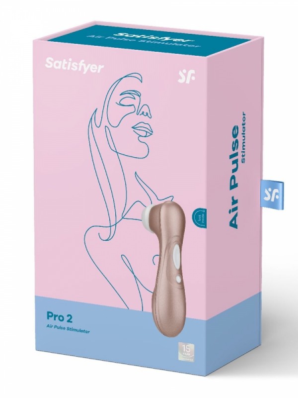 Стимулятор клитора "Satisfyer Pro2" розовое золото