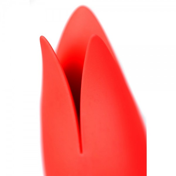 Вибратор "Satisfyer Power Flower" в виде тюльпана, коралловый