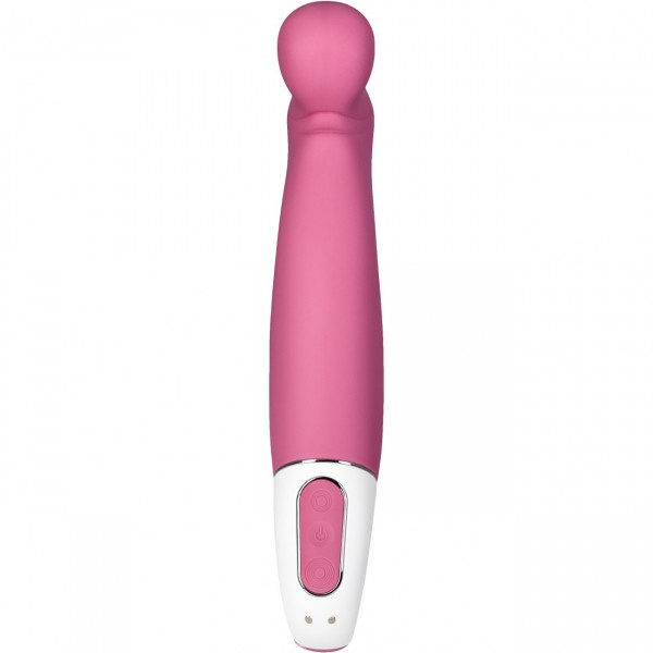 Вибратор "Satisfyer Petting Hippo" в виде бегемотика, розовый