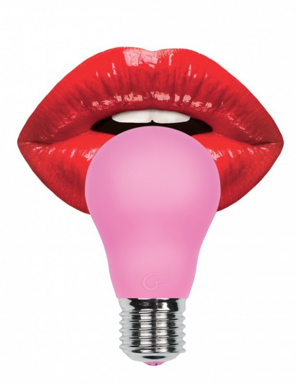 Вибратор в виде лампочки "G-Bulb" розовый