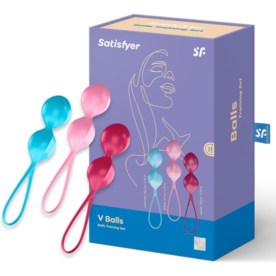 Набор вагинальных шариков "Satisfyer Balls" без смещенного центра тяжести