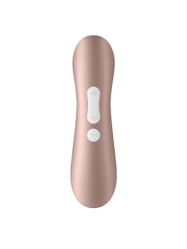 Стимулятор клитора "Satisfyer Pro2 Vibration 2 в 1" вибрация + вакуум, розовое золото