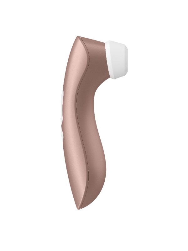 Стимулятор клитора "Satisfyer Pro2 Vibration 2 в 1" вибрация + вакуум, розовое золото