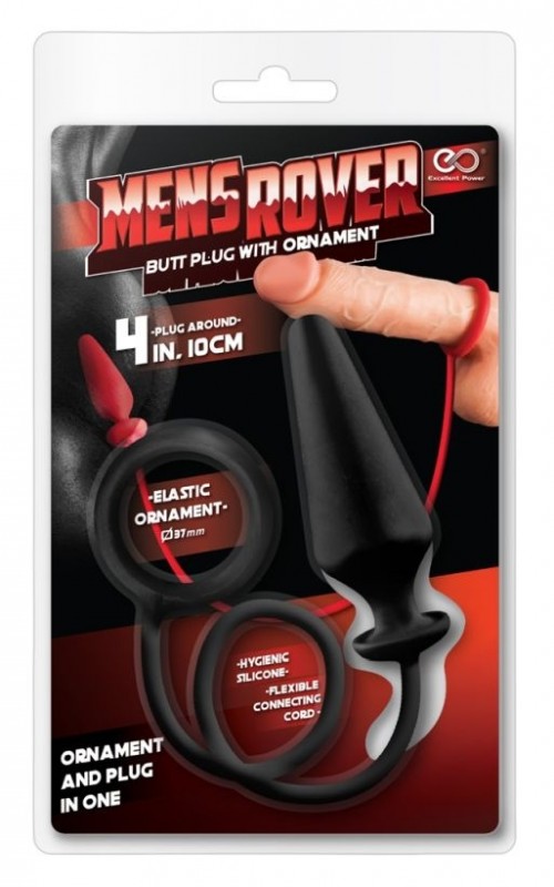 Пробка + эрекционное кольцо "Mens Power" M