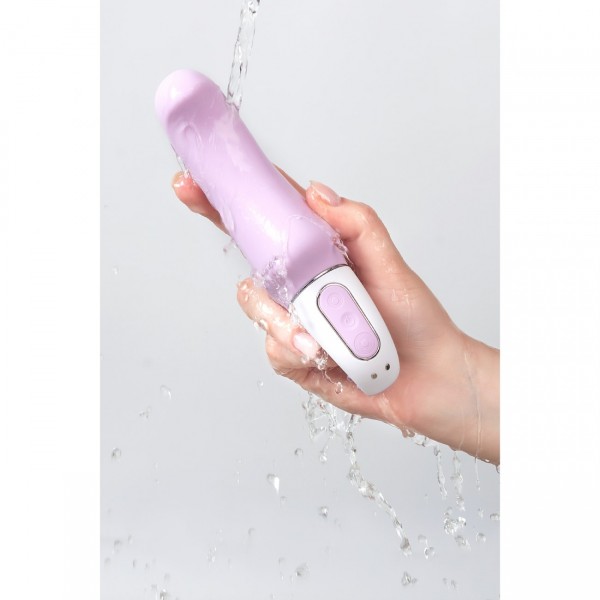 Вибратор для точки G и клитора "Satisfyer Charming Smile" сиреневый, супер мощный