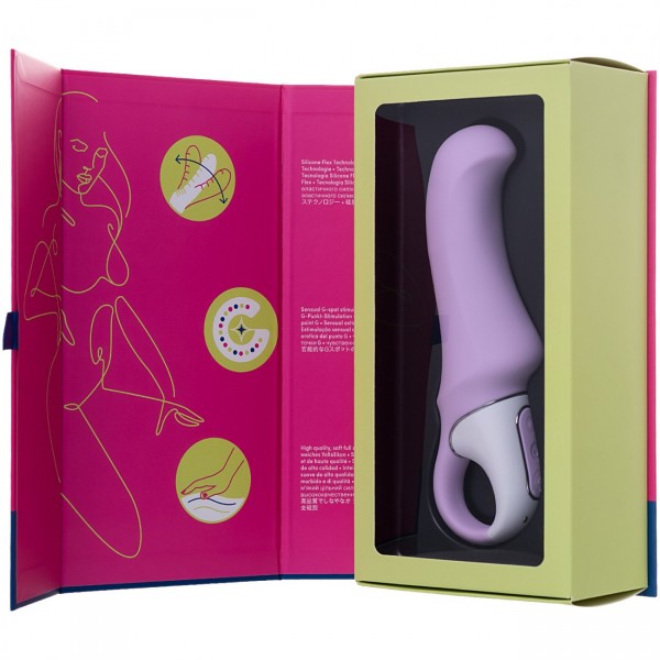 Вибратор для точки G и клитора "Satisfyer Charming Smile" сиреневый, супер мощный