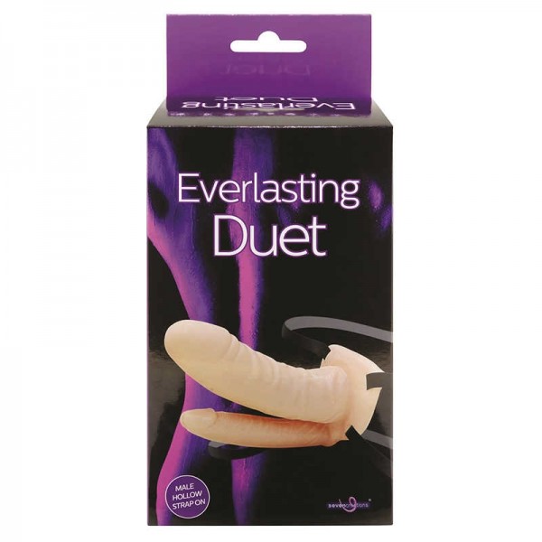 Фаллопротез для двойного проникновения "Everlasting Duet" реалистичный