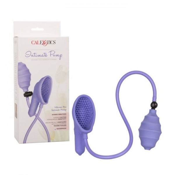 Вакуумная помпа для клитора с вибрацией "Intimate Pump" сиреневая