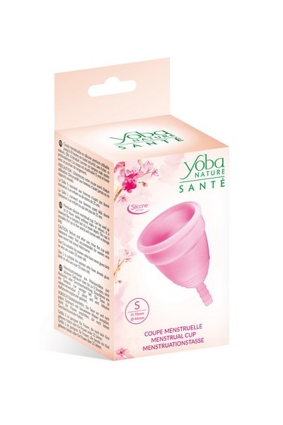 Менструальная чаша "Yoba" розовая, S