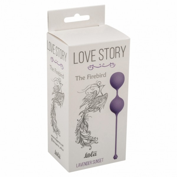 Вагинальные шарики "Love Story" фиолетовые