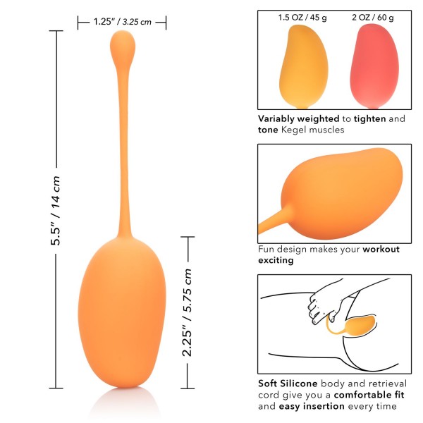 Набор вагинальных шариков "Kegel Mango"
