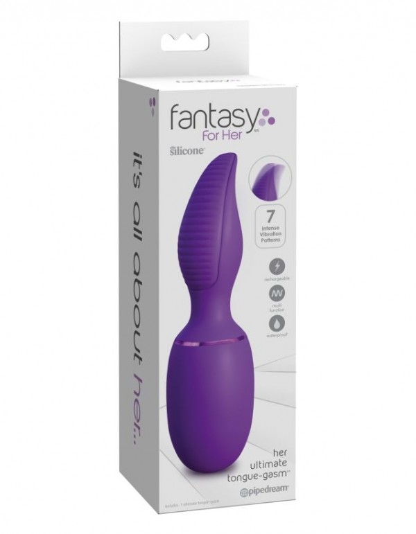 Вибратор для клитора "Fantasy For Her" супер мощный "язык"