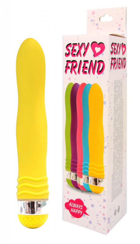 Вибратор "Sexy Friend" желтый