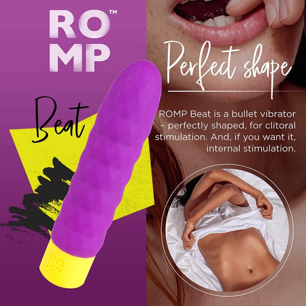 Вибратор супер рельефный "Romp Beat" фиолетовый