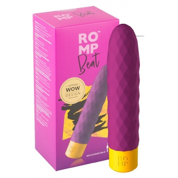 Вибратор супер рельефный "Romp Beat" фиолетовый