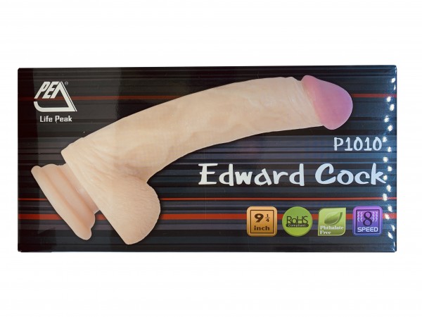 Вибратор толстенький на присоске "Edward Cock" реалистичный