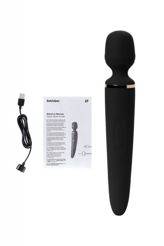 Вибромассажер "Satisfyer Wand-er Women" мега мощный, черный