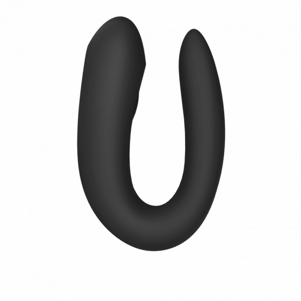 Вибратор для двоих "Satisfyer Double Joy" + приложение, черный