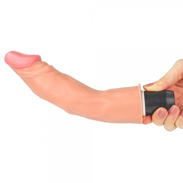 Вибратор "Lovetoy Flexi 9,5" с хребтом, реалистичный