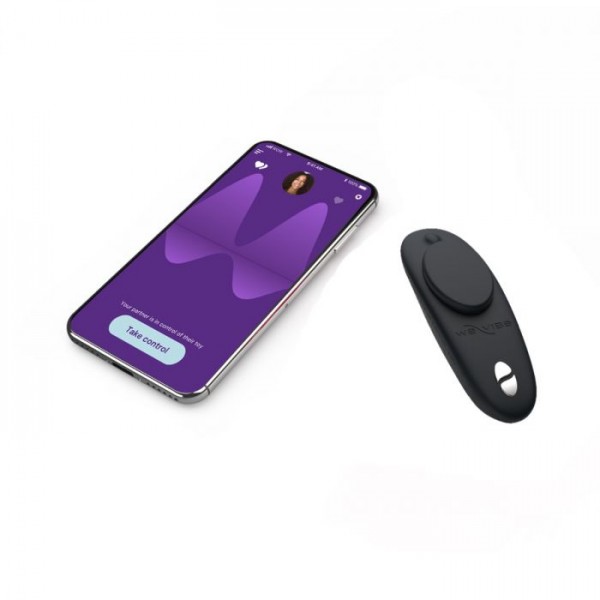 Вибратор в трусики на дистанционном управлении "We-Vibe Moxie" + приложение, черный