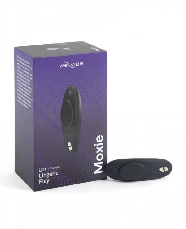 Вибратор в трусики на дистанционном управлении "We-Vibe Moxie" + приложение, черный