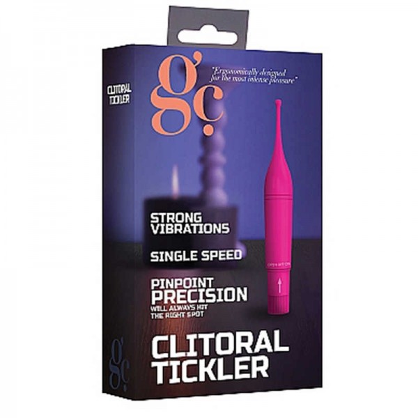 Вибратор-тиклер для клитора "Clitoral Tickler" розовый