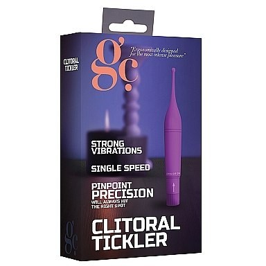 Вибратор-тиклер для клитора "Clitoral Tickler" фиолетовый