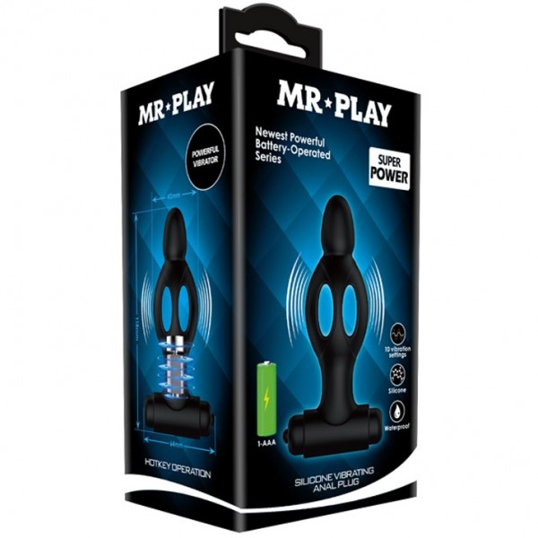 Пробка оригинальной формы "Mr Play" с вибрацией
