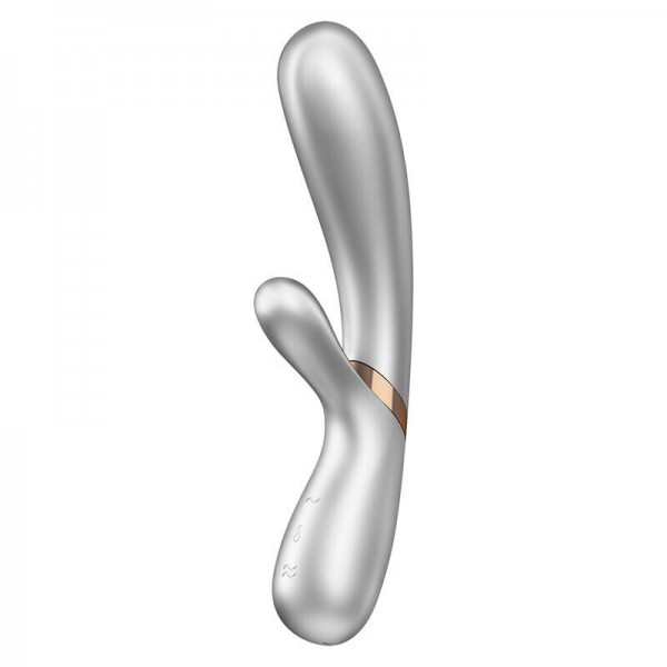 Вибратор для точки G и клитора с подогревом "Satisfyer Hot Lover" + приложение, жемчужный