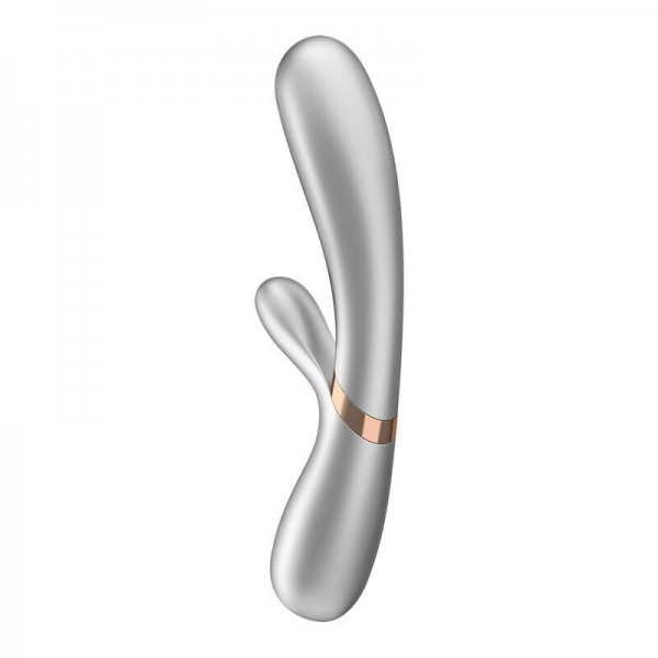 Вибратор для точки G и клитора с подогревом "Satisfyer Hot Lover" + приложение, жемчужный