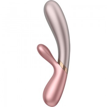 Вибратор для точки G и клитора с подогревом "Satisfyer Hot Lover" + приложение, розовый
