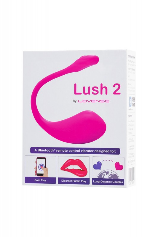 Виброяйцо "Lovense Lush 2" + приложение, розовое