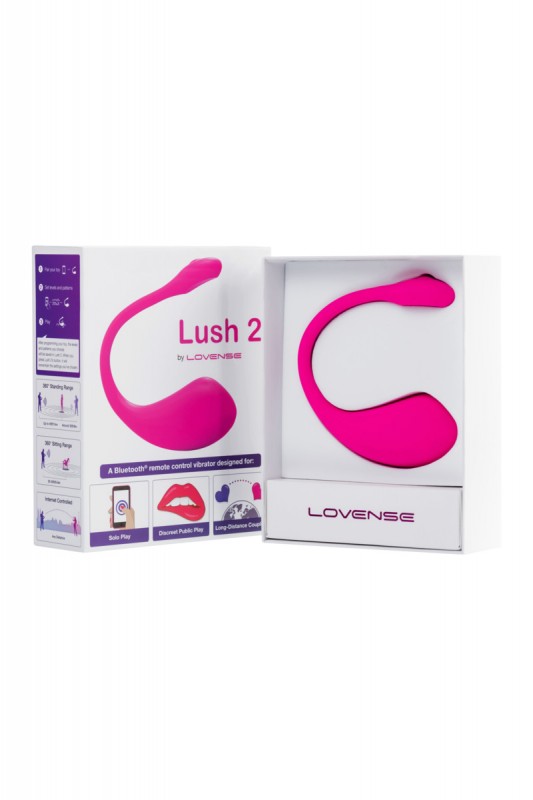 Виброяйцо "Lovense Lush 2" + приложение, розовое