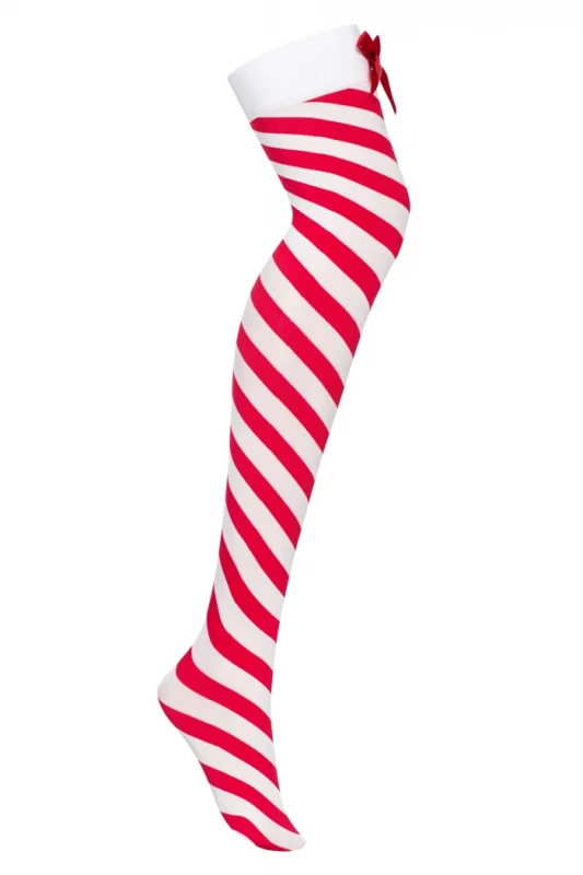 Чулки новогодние "Obsessive Kissmas" S/M