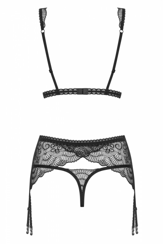 Комплект "Obsessive Firella" черный, L/XL