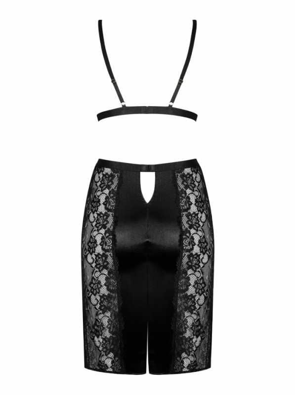 Комплект "Obsessive Blanita" лиф и юбка, S/M