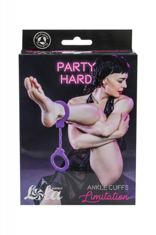 Оковы фиолетовые "Party Hard" силикон