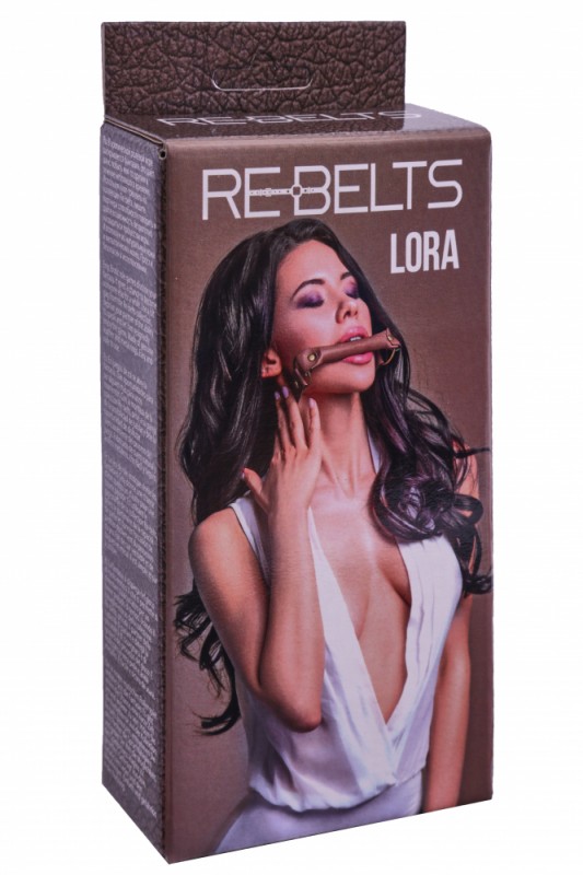 Кляп-трензель "Rebelts Lora" коричневый