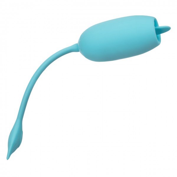 Виброяйцо с язычком "Reghargeable Kegel" бирюзовое