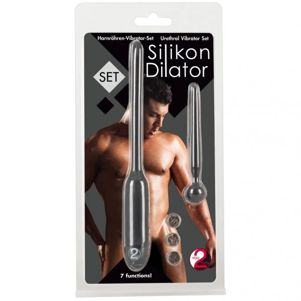 Набор уретральных зондов "Silikon Dilator" черный
