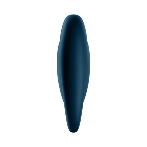 Кольцо эрекционное с подхватом мошонки "Satisfyer Glorious Duo" синее